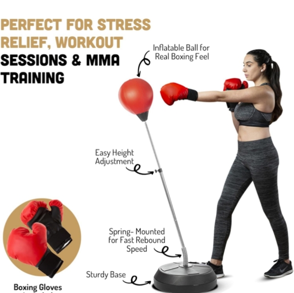 Punching Bag with Stand - Picture 3 of 5